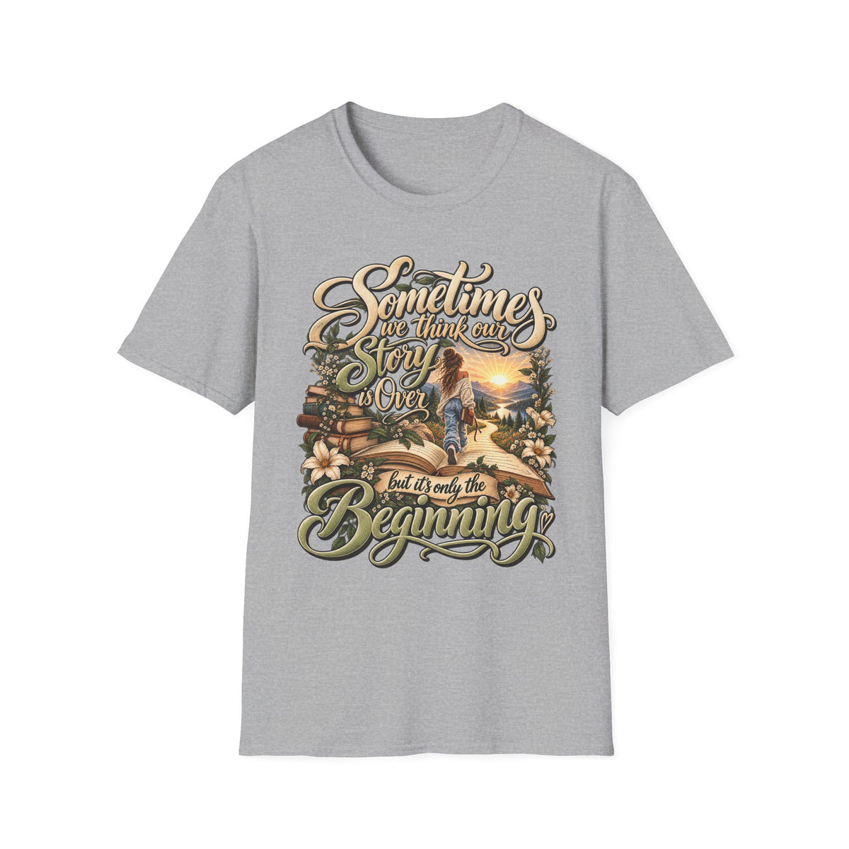 Sometimes You Have to Get Lost to Find a New Beginning Inspirational T-Shirt