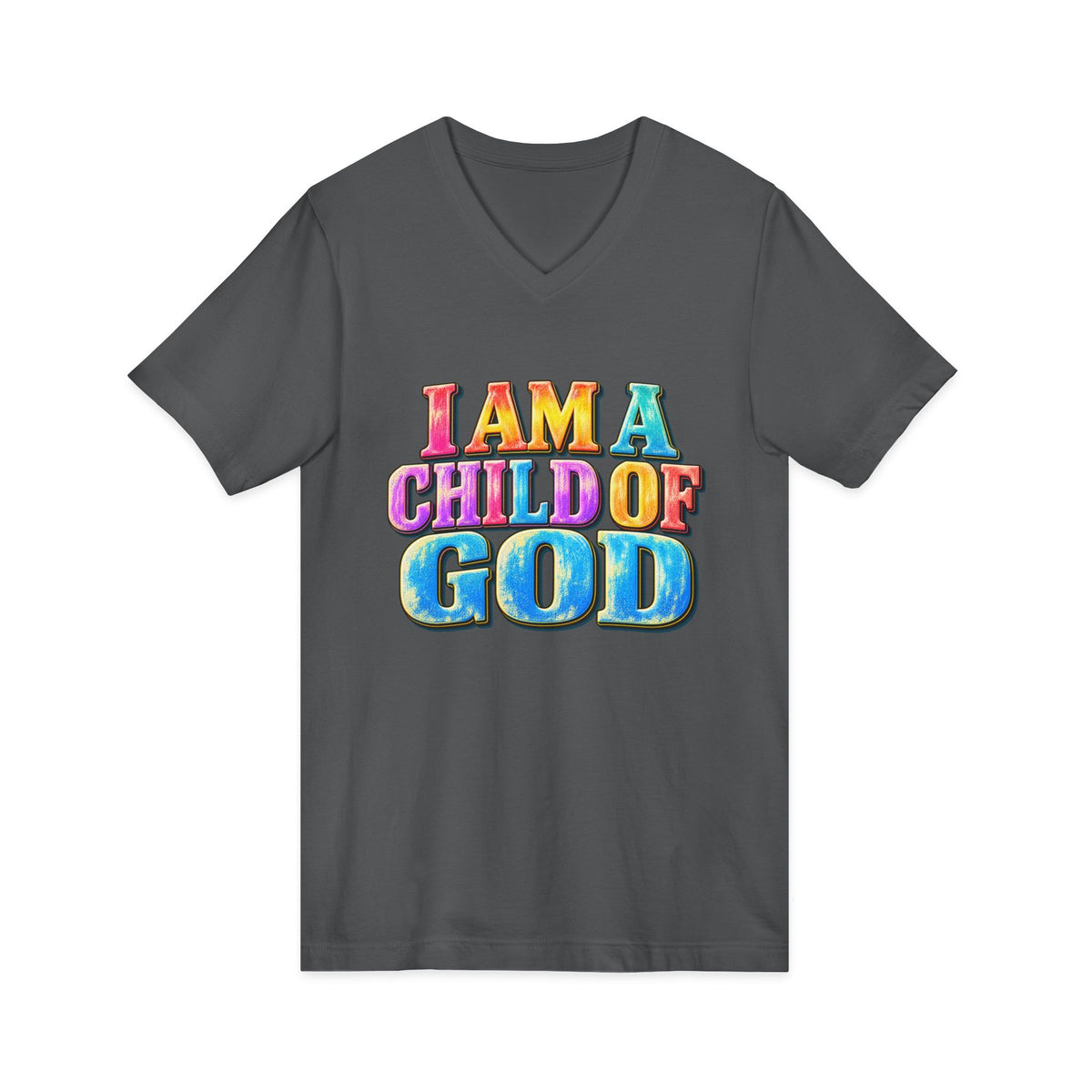 I Am a Child of God V-Neck T-Shirt