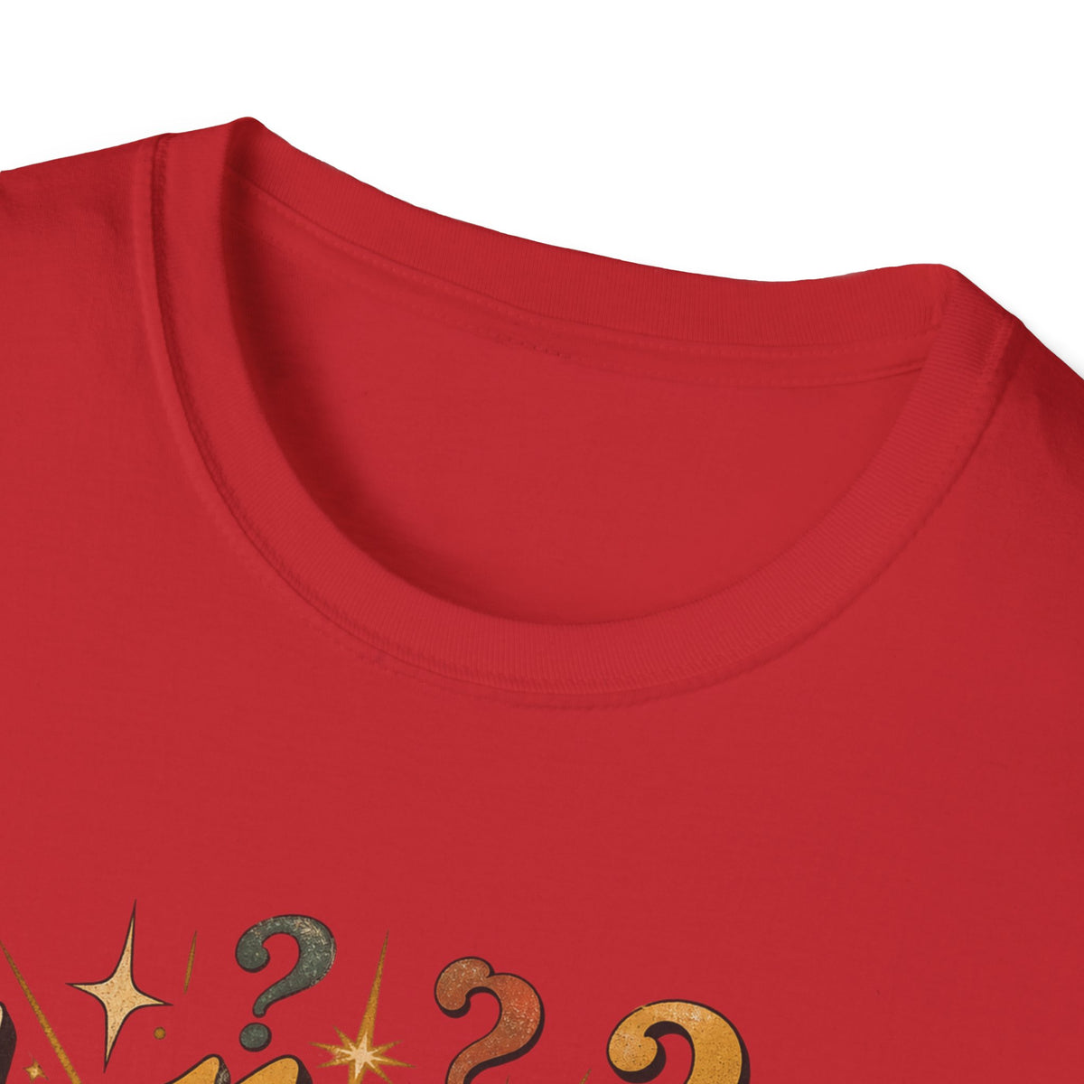 Do Things Feel Less Random Lately? T-Shirt — Retro Question-Mark Graphic Tee