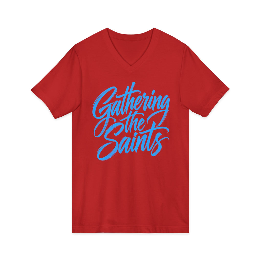 Gathering the Saints V-Neck Tee