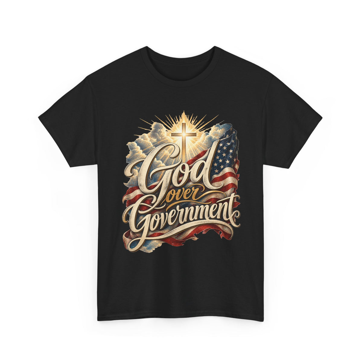 God Over Government Christian Patriotic T-Shirt