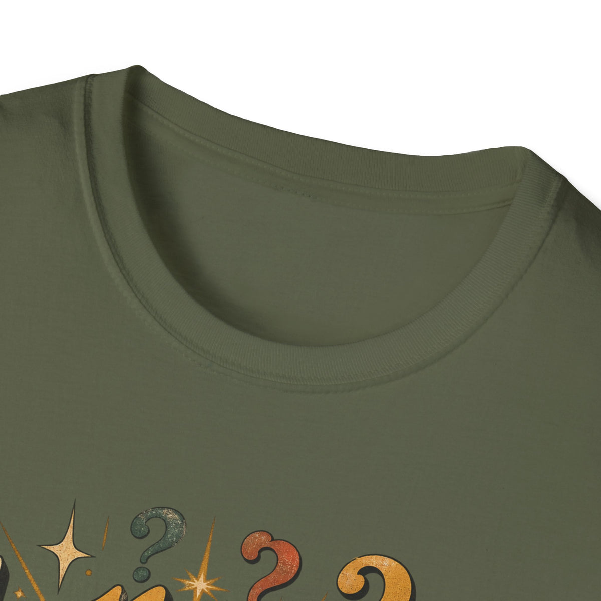 Do Things Feel Less Random Lately? T-Shirt — Retro Question-Mark Graphic Tee