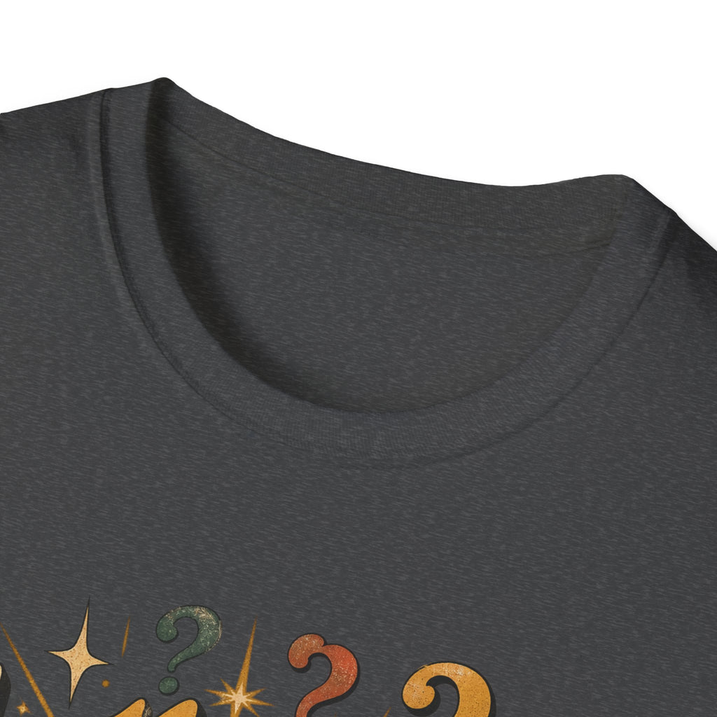 Do Things Feel Less Random Lately? T-Shirt — Retro Question-Mark Graphic Tee