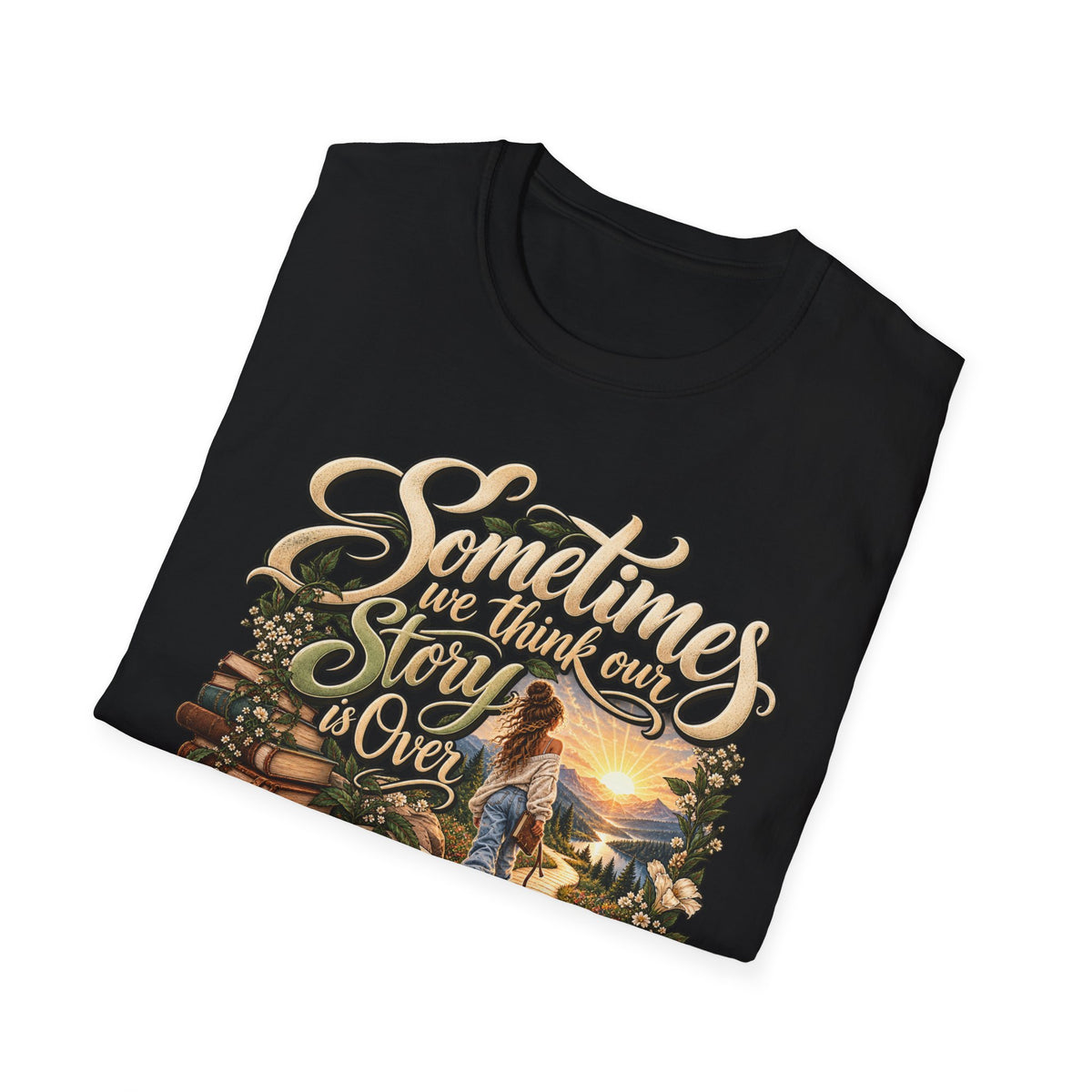 Sometimes You Have to Get Lost to Find a New Beginning Inspirational T-Shirt
