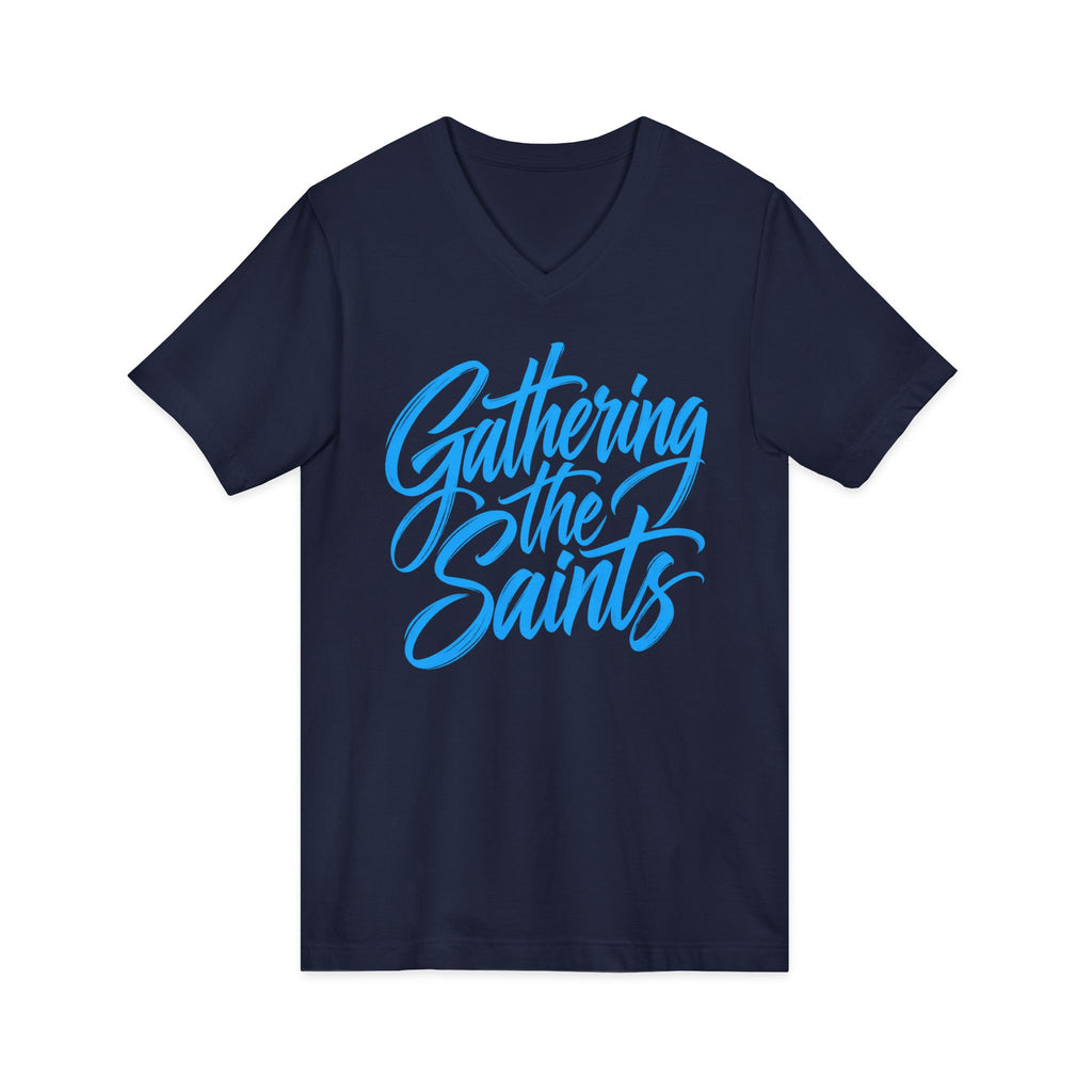 Gathering the Saints V-Neck Tee