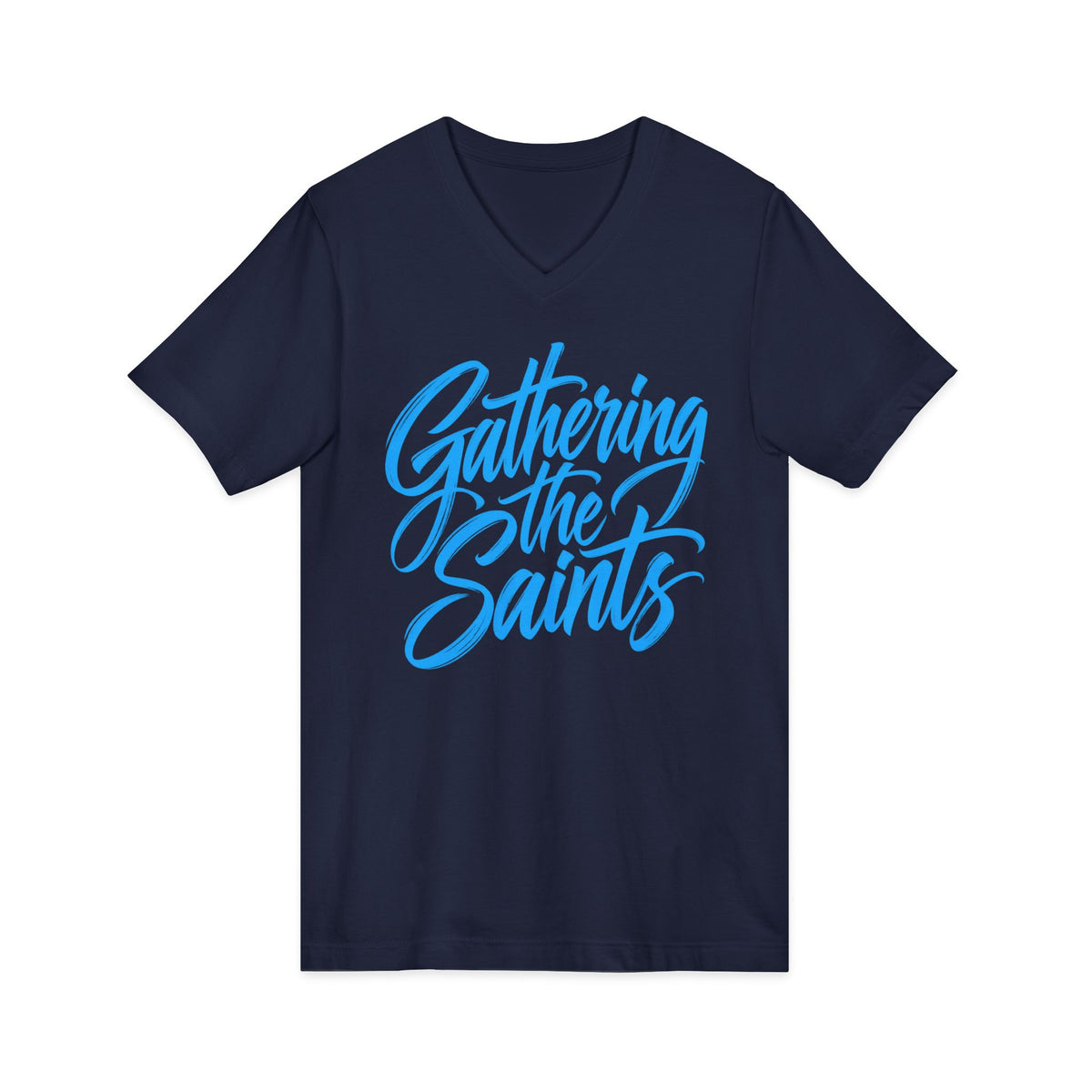 Gathering the Saints V-Neck Tee