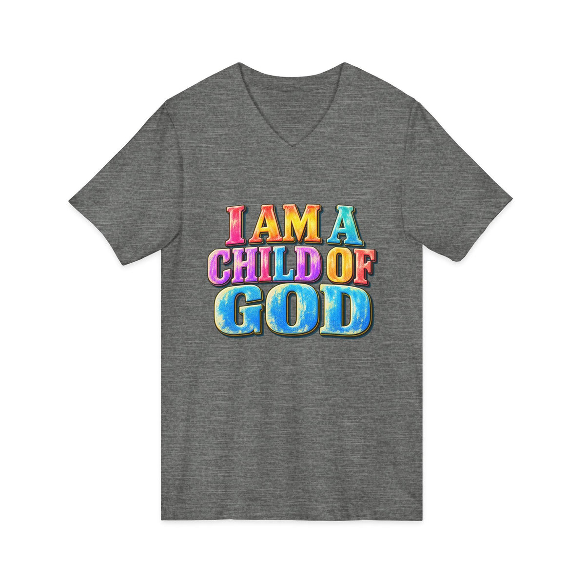 I Am a Child of God V-Neck T-Shirt