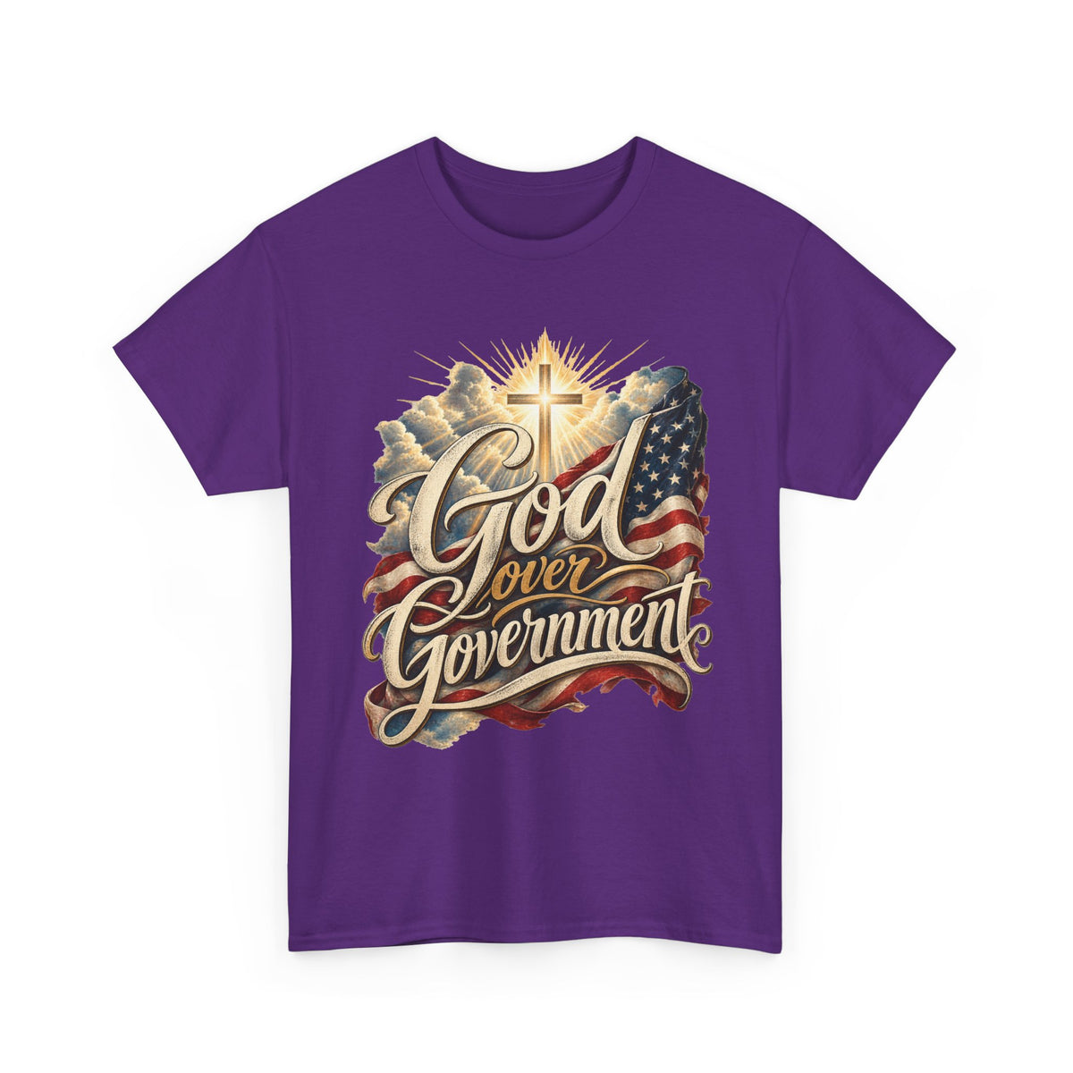 God Over Government Christian Patriotic T-Shirt