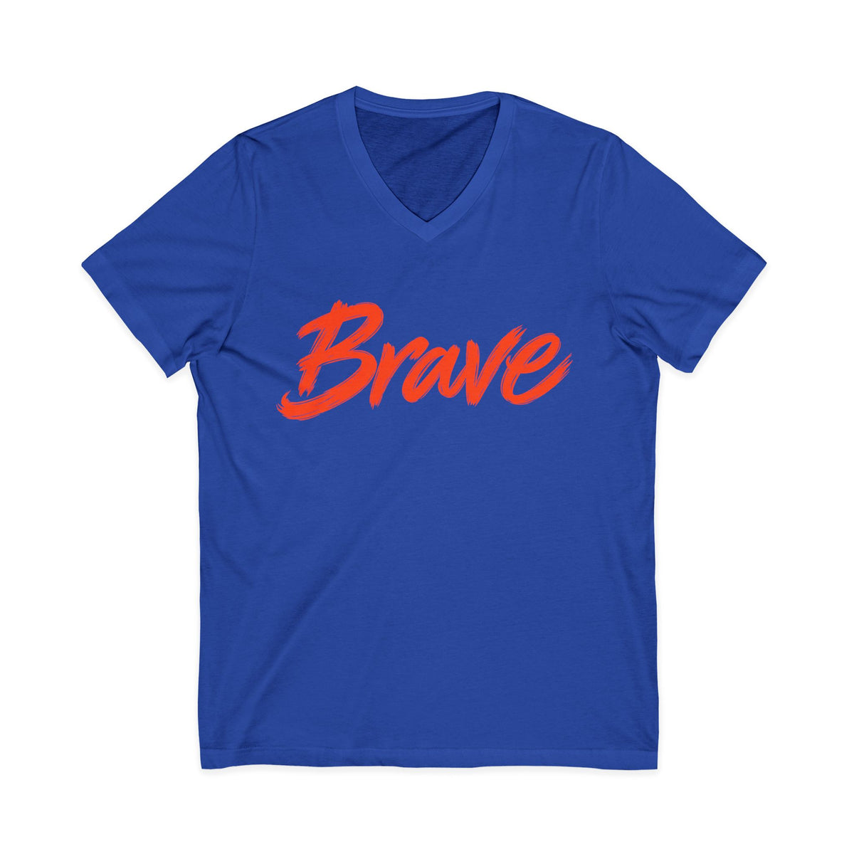 Brave Inspirational V-Neck T-Shirt