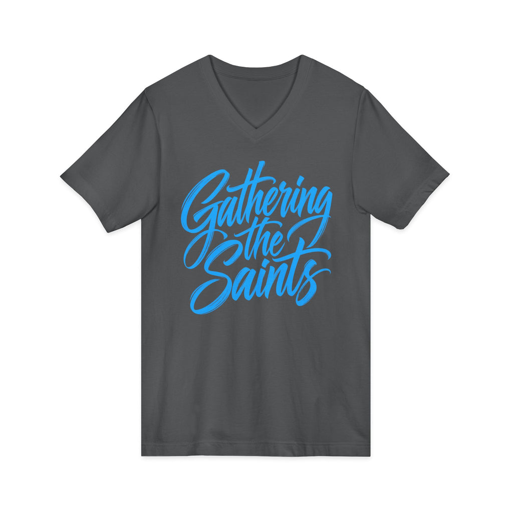 Gathering the Saints V-Neck Tee