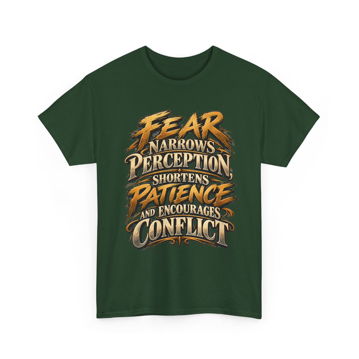 Fear Narrows Perception Graphic Tee