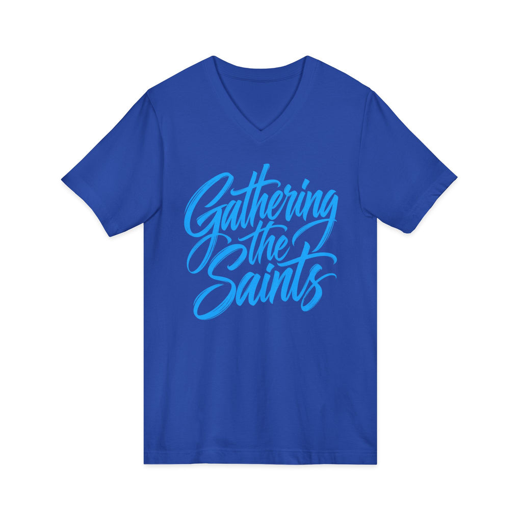 Gathering the Saints V-Neck Tee