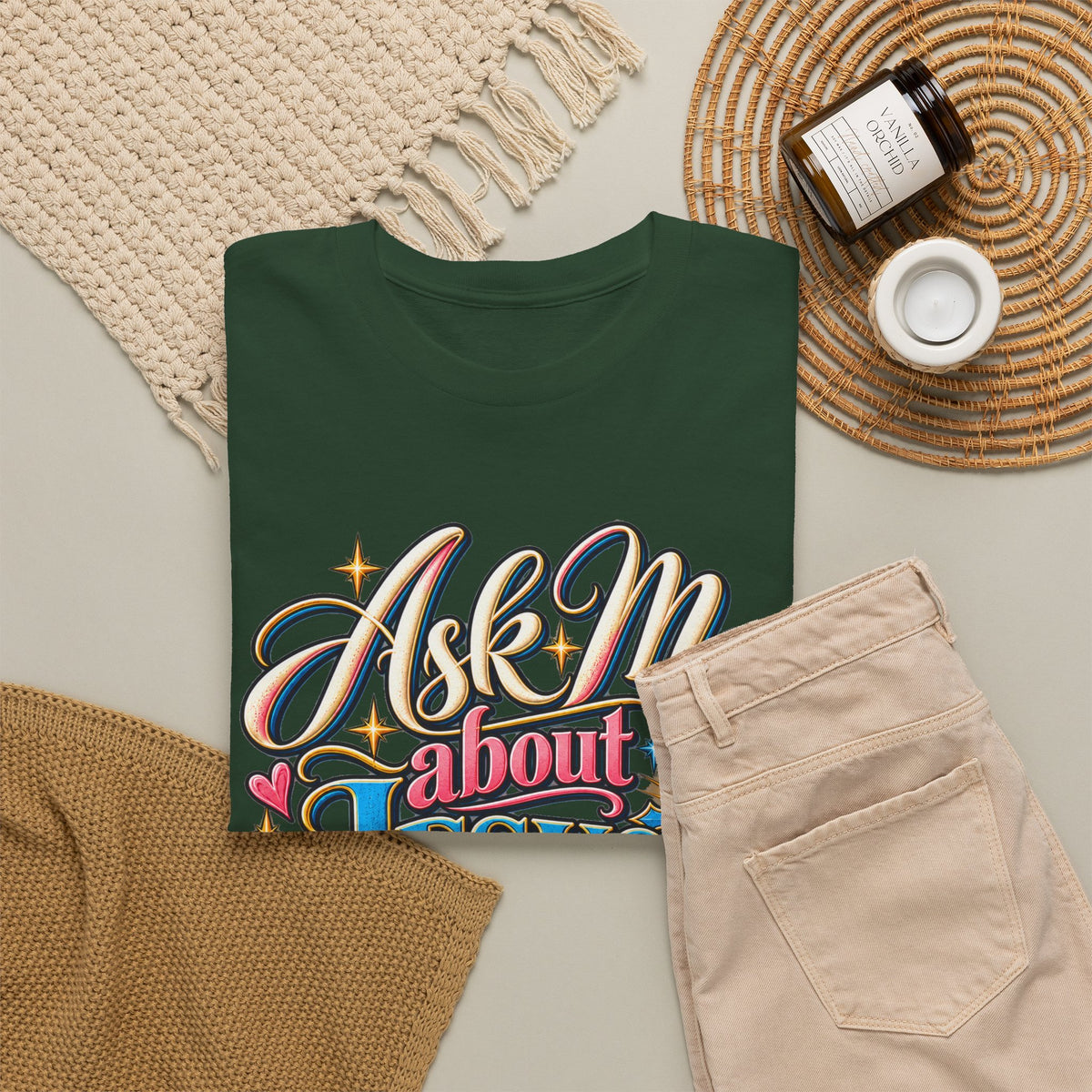 Ask Me About Jesus Christ T-Shirt