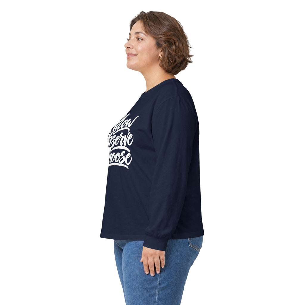 Allow Observe Choose Long Sleeve Tee