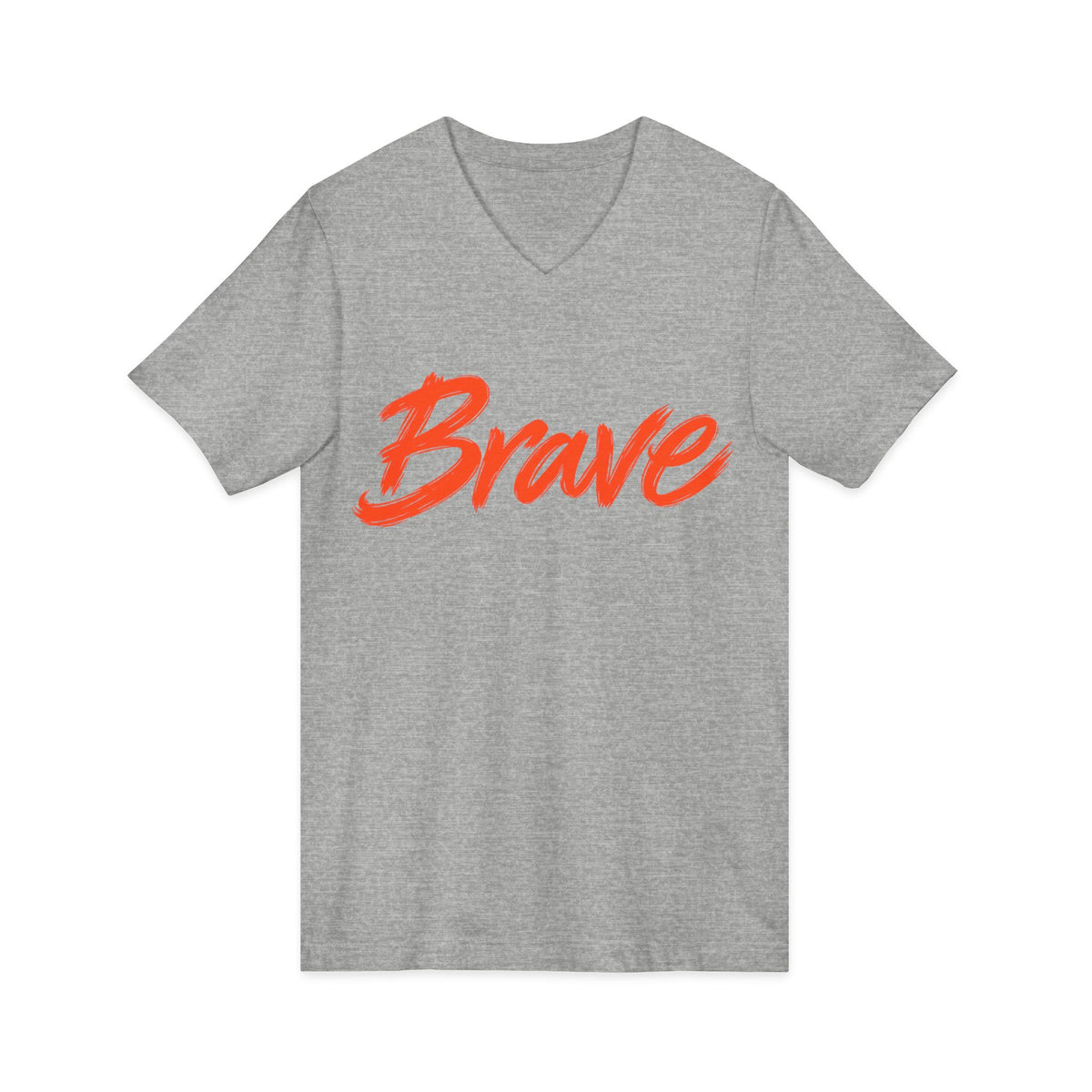 Brave Inspirational V-Neck T-Shirt