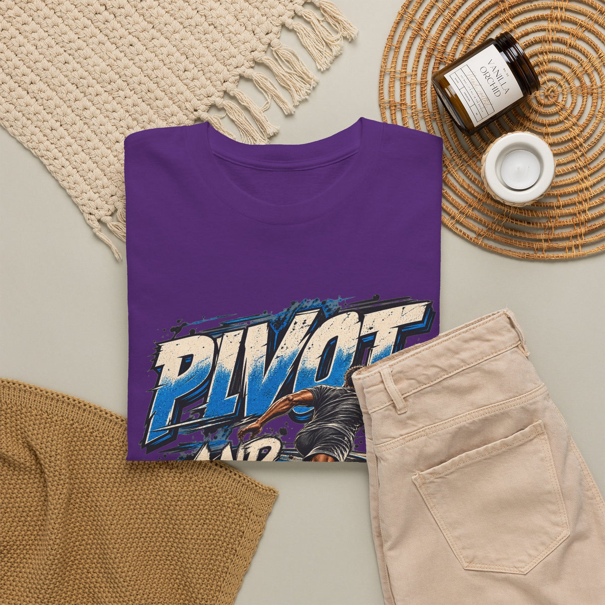 Pivot and Adjust Motivational Graphic T-Shirt