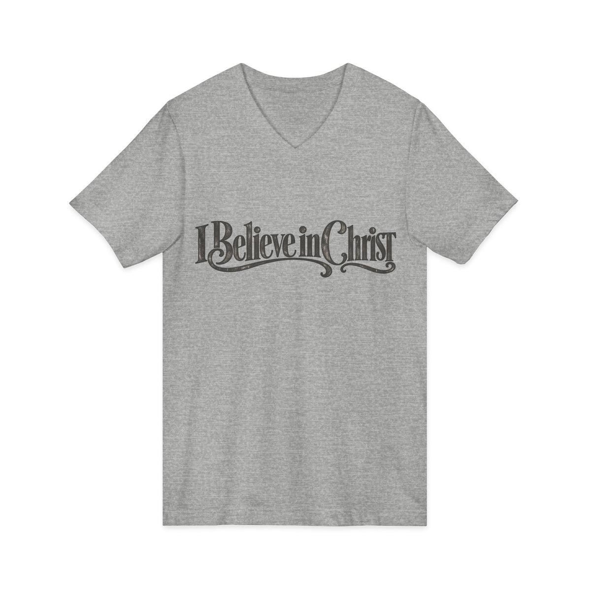 I Believe in Christ V-Neck T-Shirt