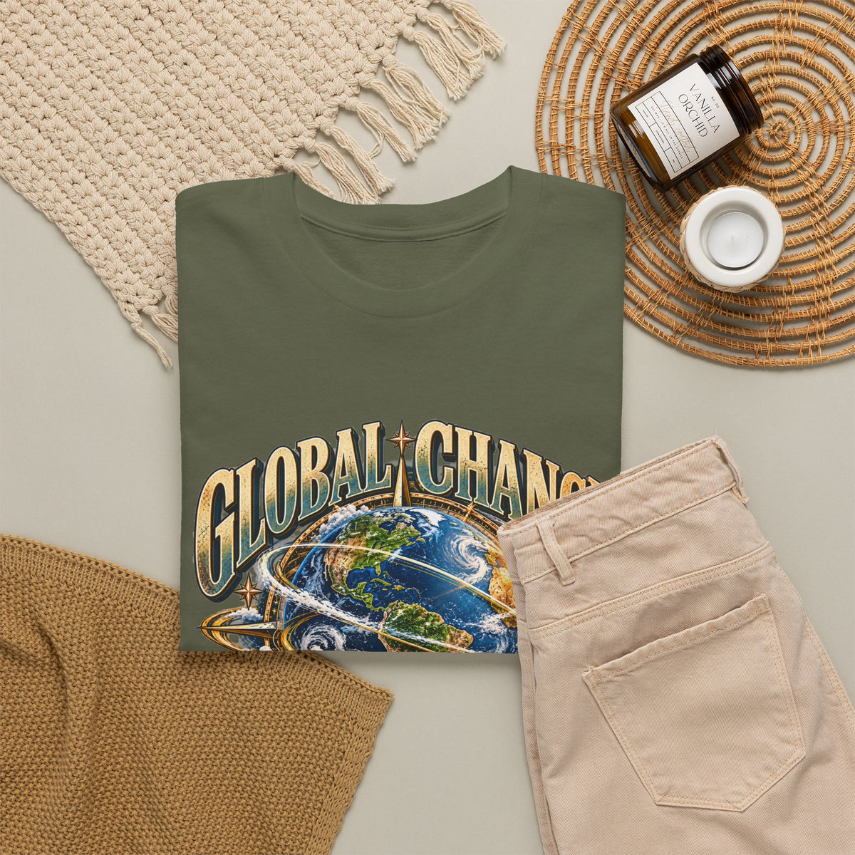 Global Change Begins with Individual Mindset Inspirational T-Shirt