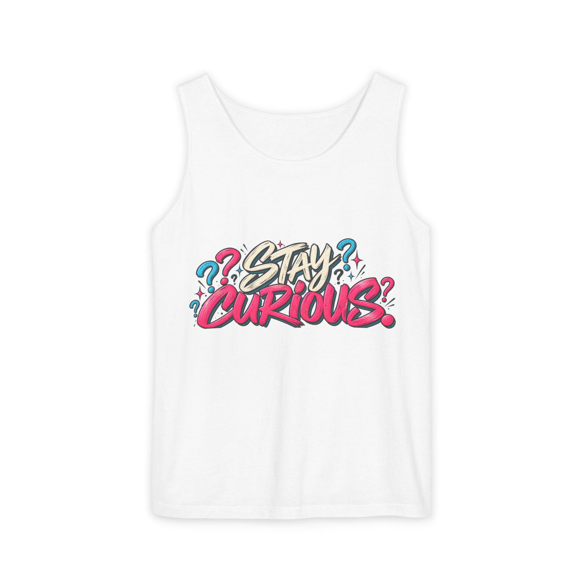 Stay Curious Graphic Tank Top