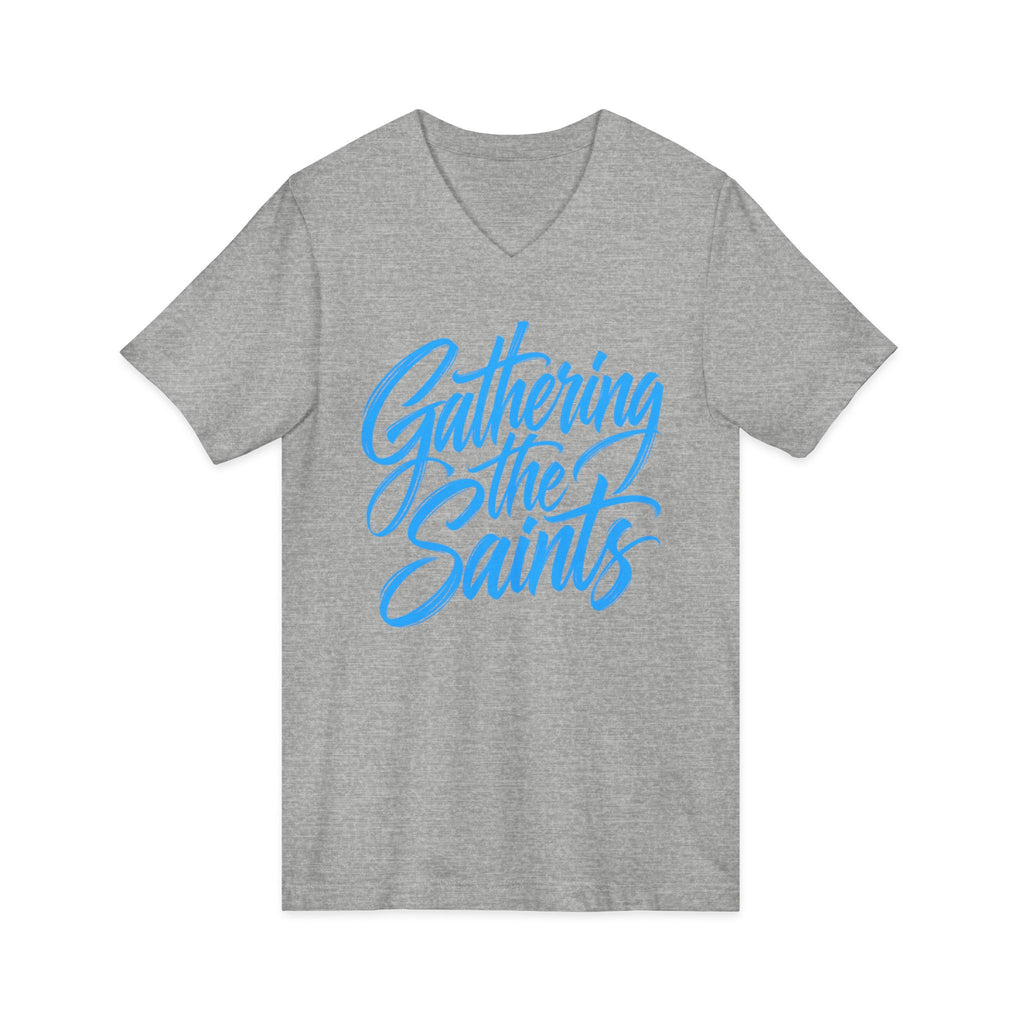 Gathering the Saints V-Neck Tee