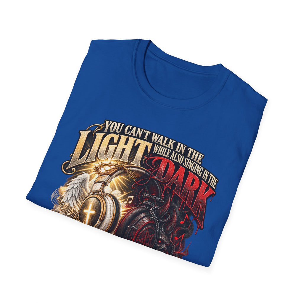 Choose Your Music Carefully Light vs Dark Graphic T-Shirt