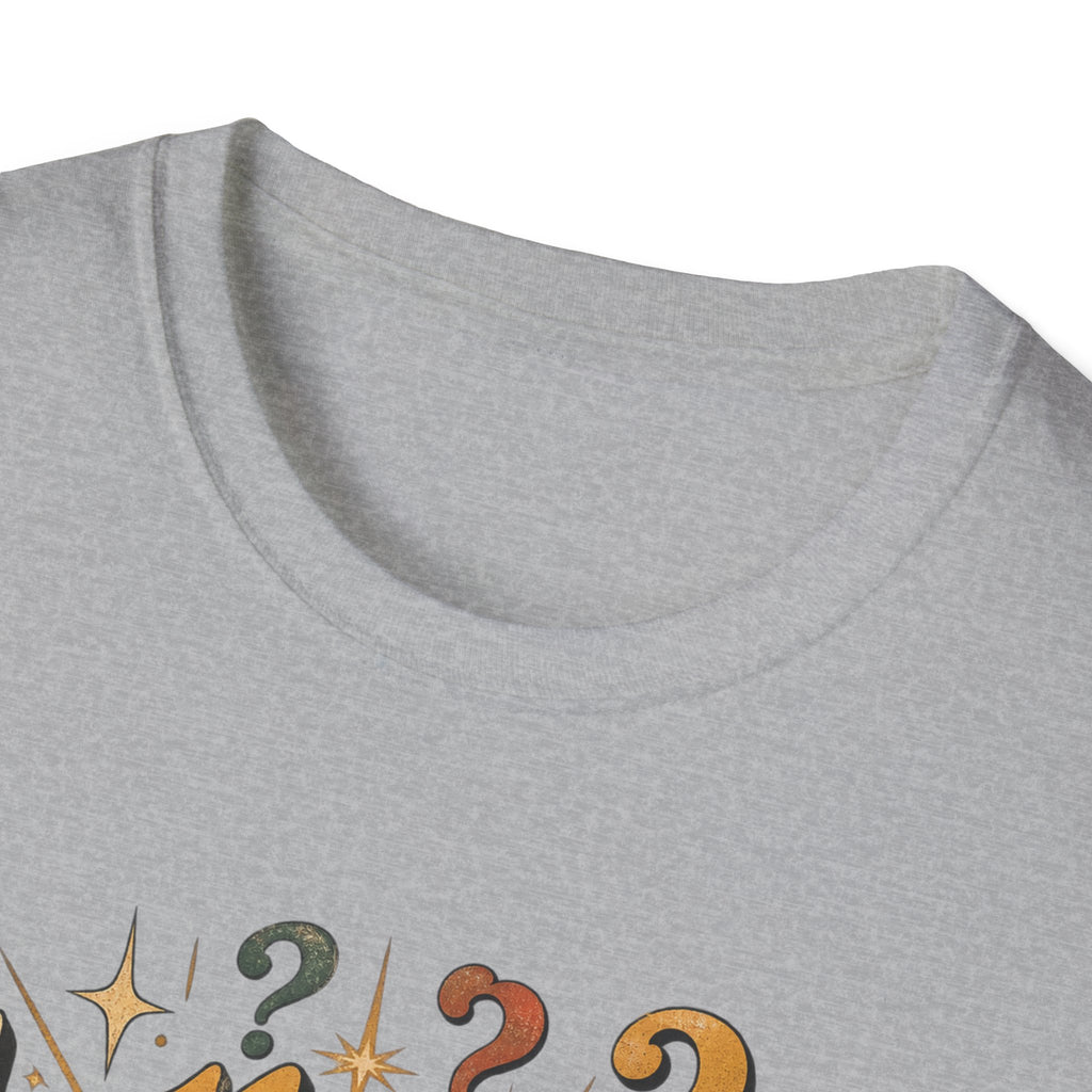 Do Things Feel Less Random Lately? T-Shirt — Retro Question-Mark Graphic Tee