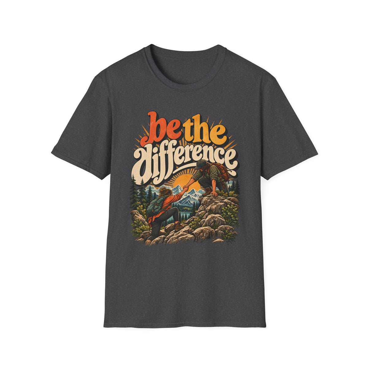 Be The Difference T-Shirt — Retro Nature Graphic Tee