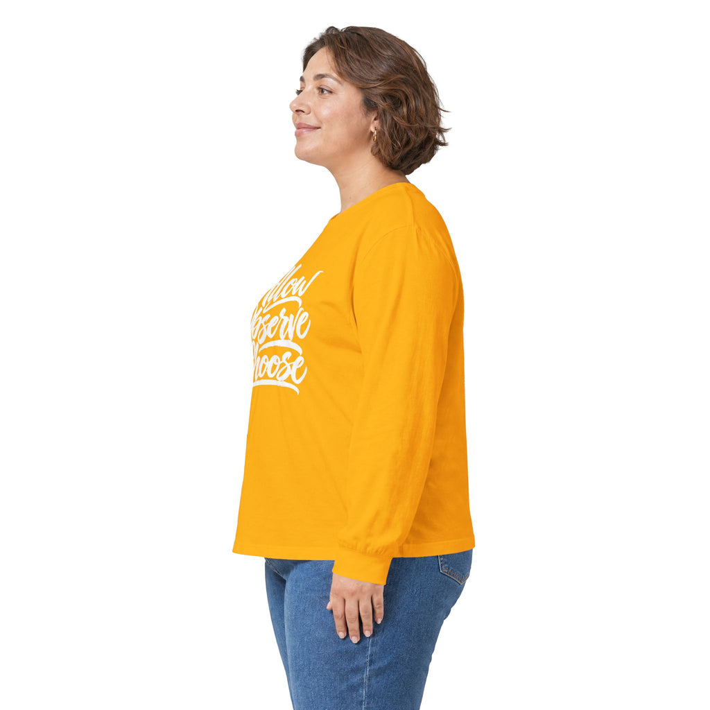 Allow Observe Choose Long Sleeve Tee