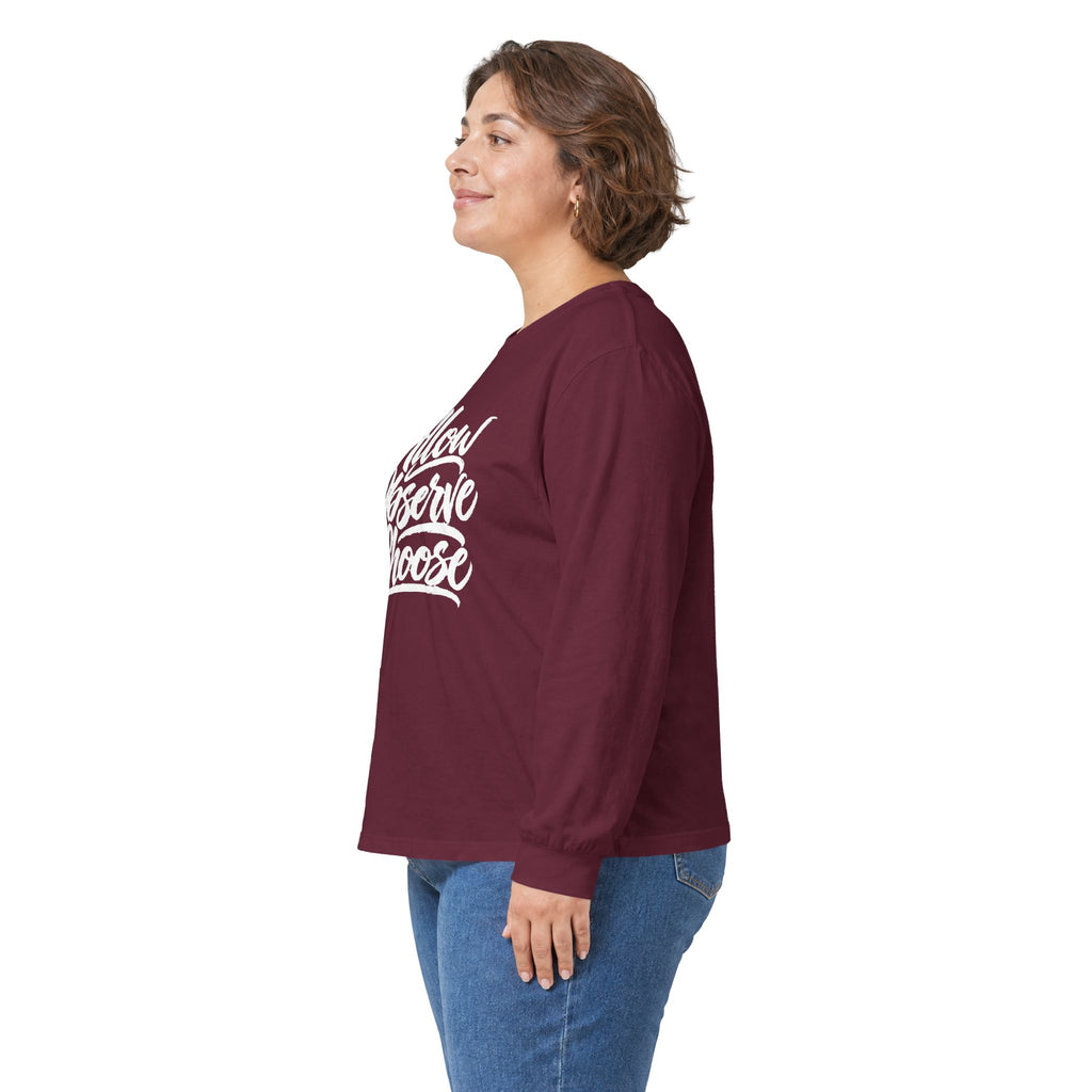 Allow Observe Choose Long Sleeve Tee