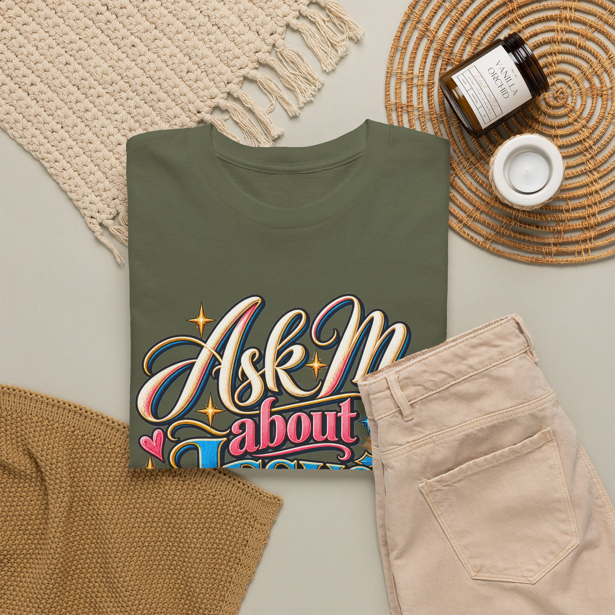 Ask Me About Jesus Christ T-Shirt