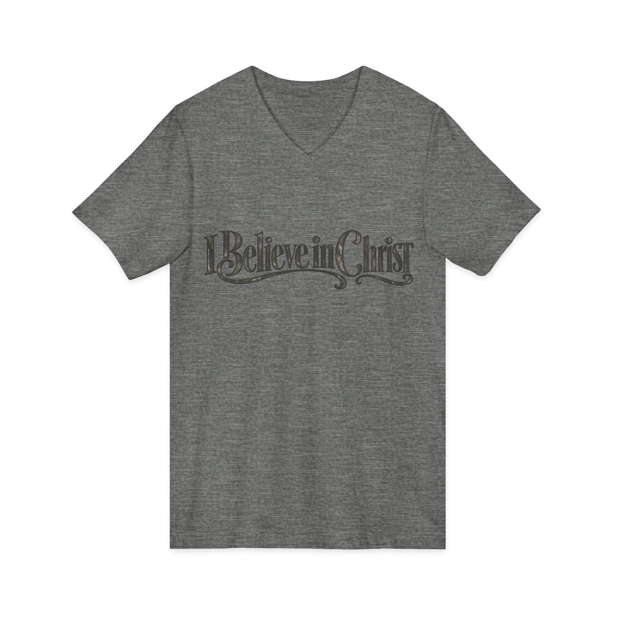 I Believe in Christ V-Neck T-Shirt