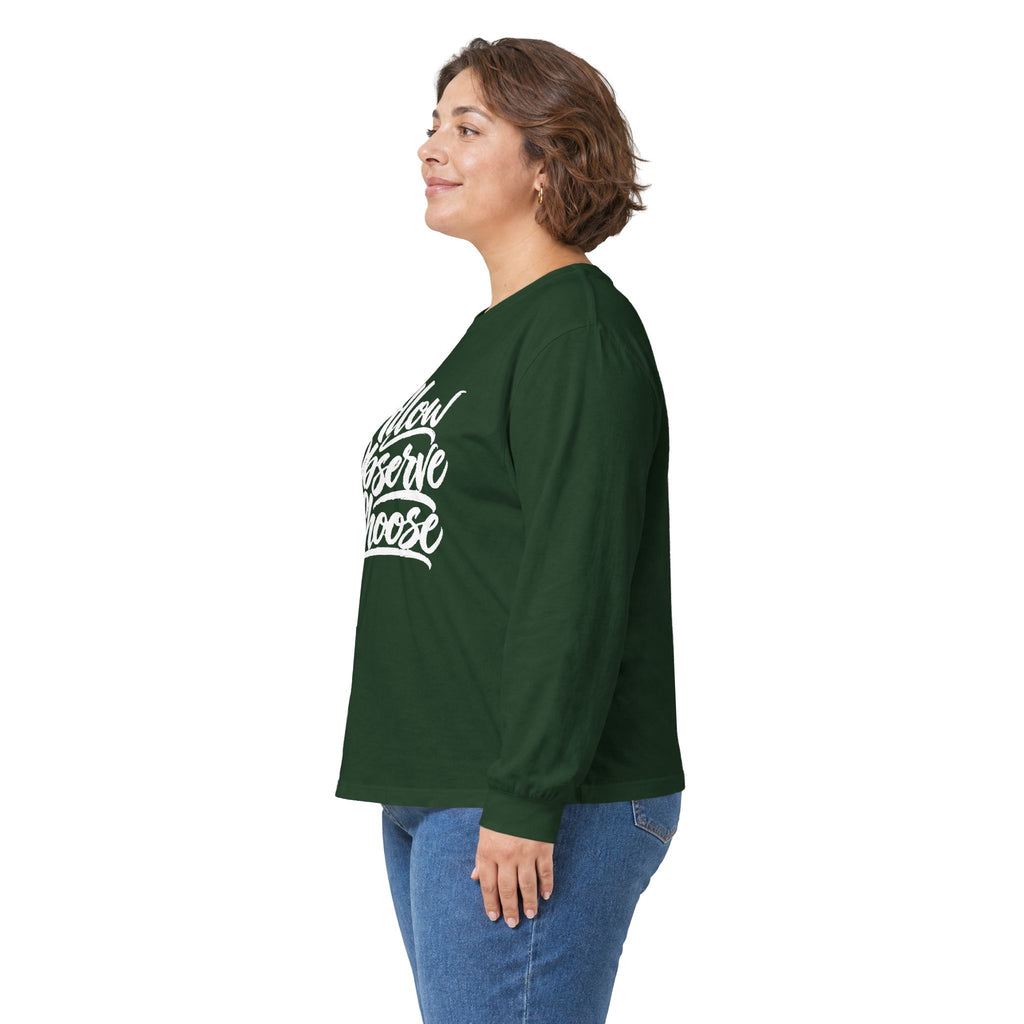 Allow Observe Choose Long Sleeve Tee