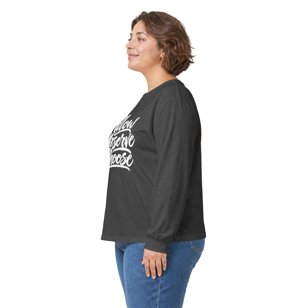 Allow Observe Choose Long Sleeve Tee
