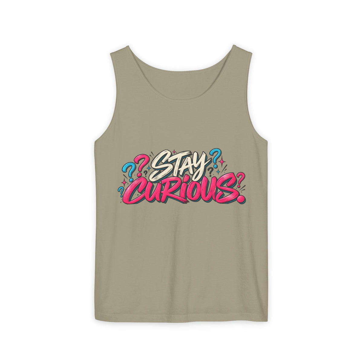 Stay Curious Graphic Tank Top