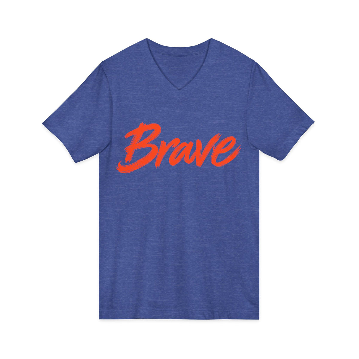 Brave Inspirational V-Neck T-Shirt