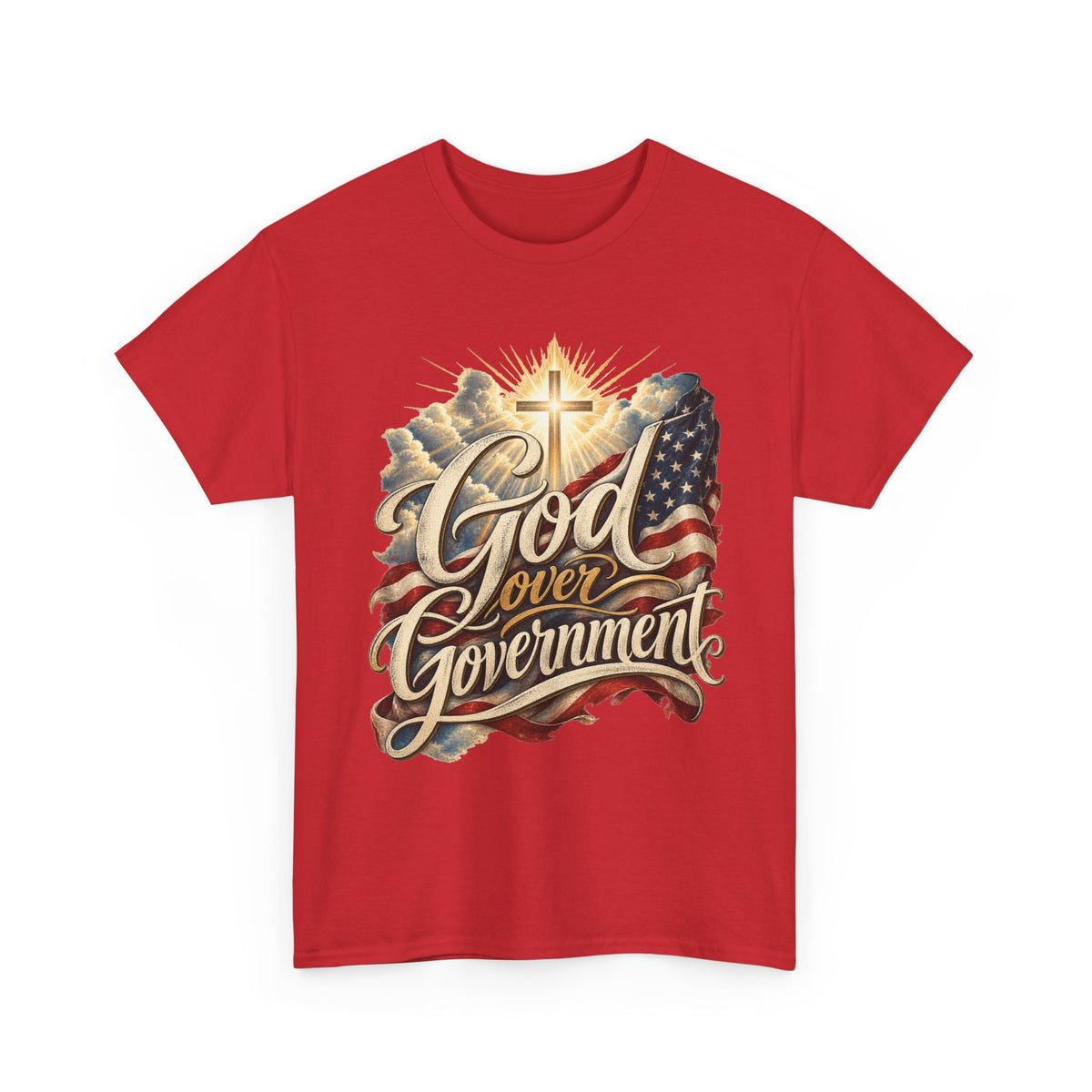 God Over Government Christian Patriotic T-Shirt