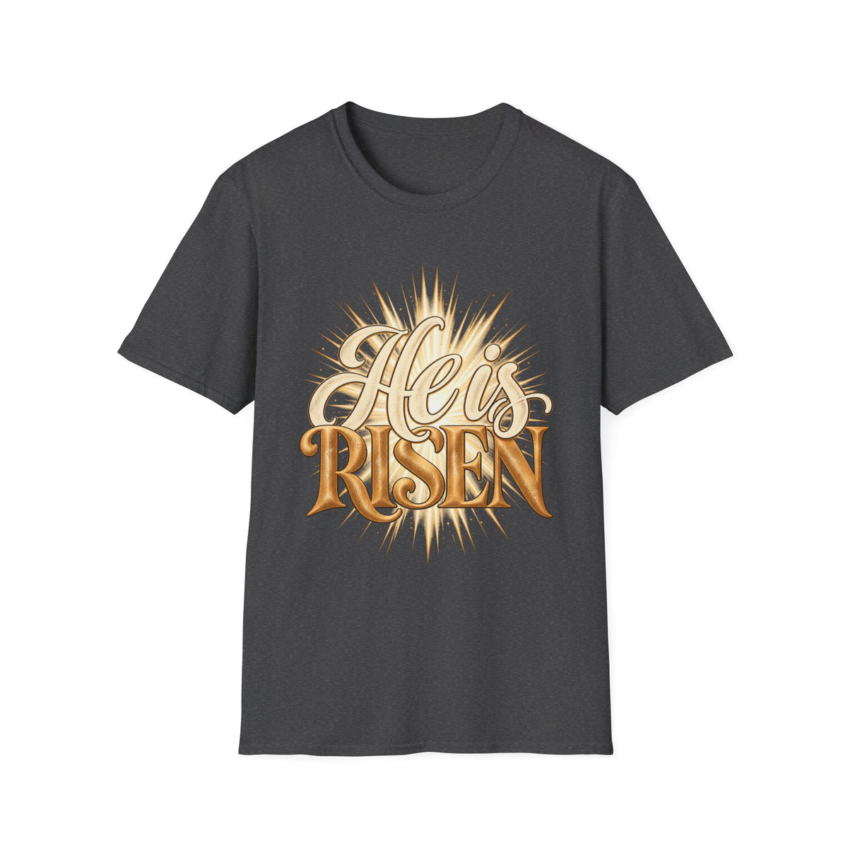 He Is Risen T-Shirt — Easter Christian Faith Tee