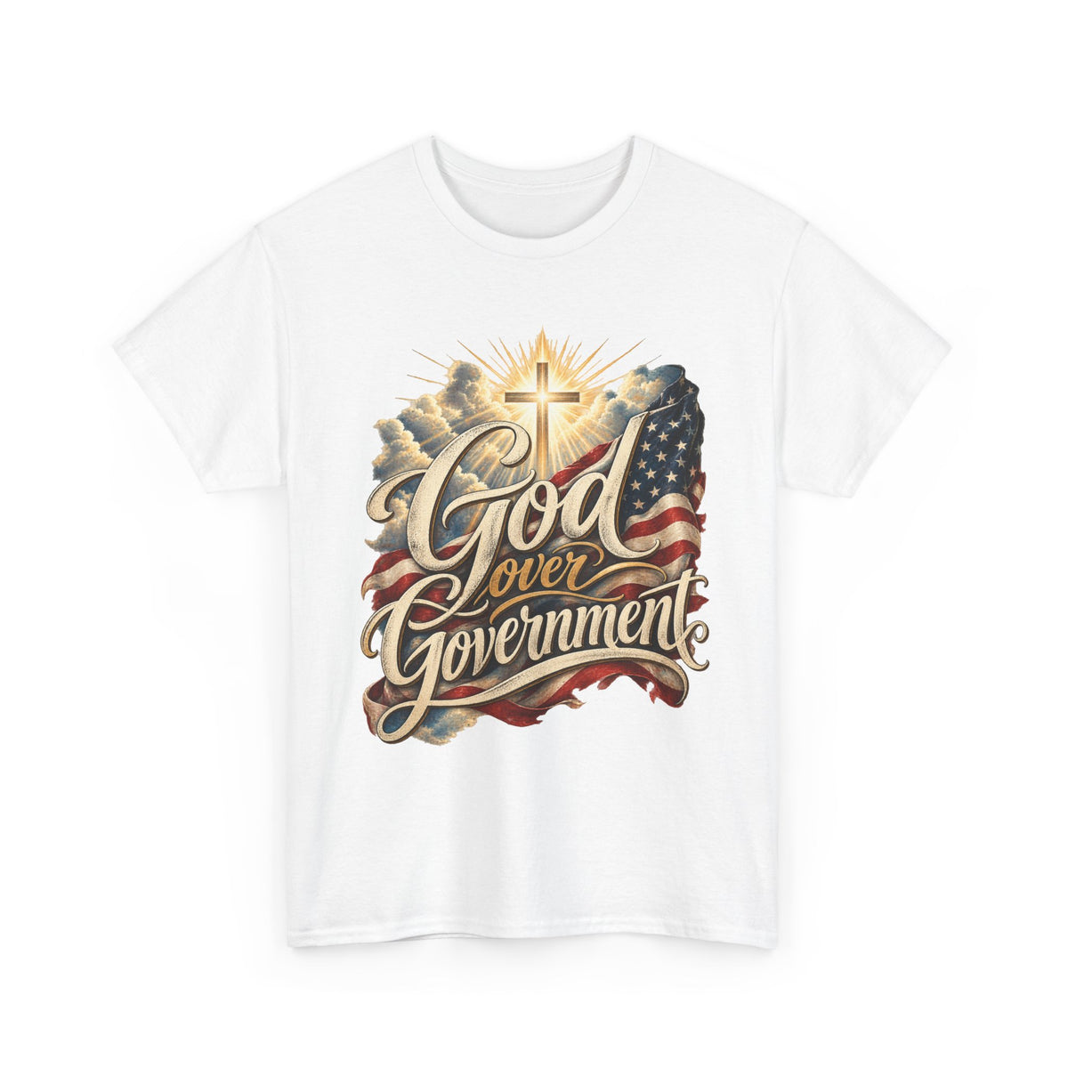 God Over Government Christian Patriotic T-Shirt