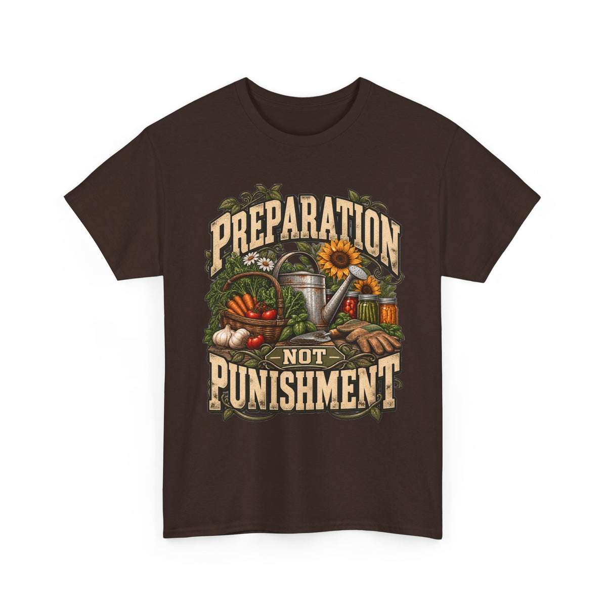 Preparation Not Punishment Gardening T-Shirt