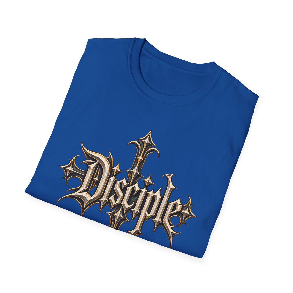 Disciple Cross T‑Shirt — Gothic Metal Religious Graphic Tee