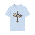 Disciple Cross T‑Shirt — Gothic Metal Religious Graphic Tee