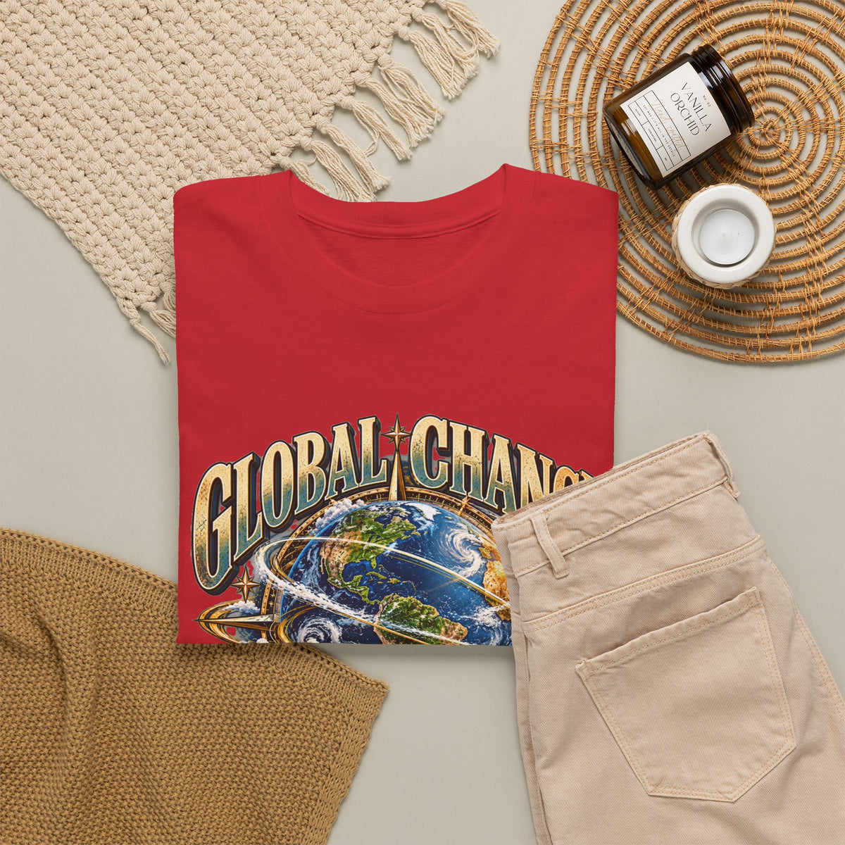 Global Change Begins with Individual Mindset Inspirational T-Shirt