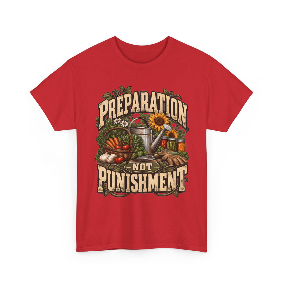 Preparation Not Punishment Gardening T-Shirt
