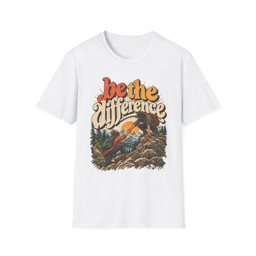 Be The Difference T-Shirt — Retro Nature Graphic Tee