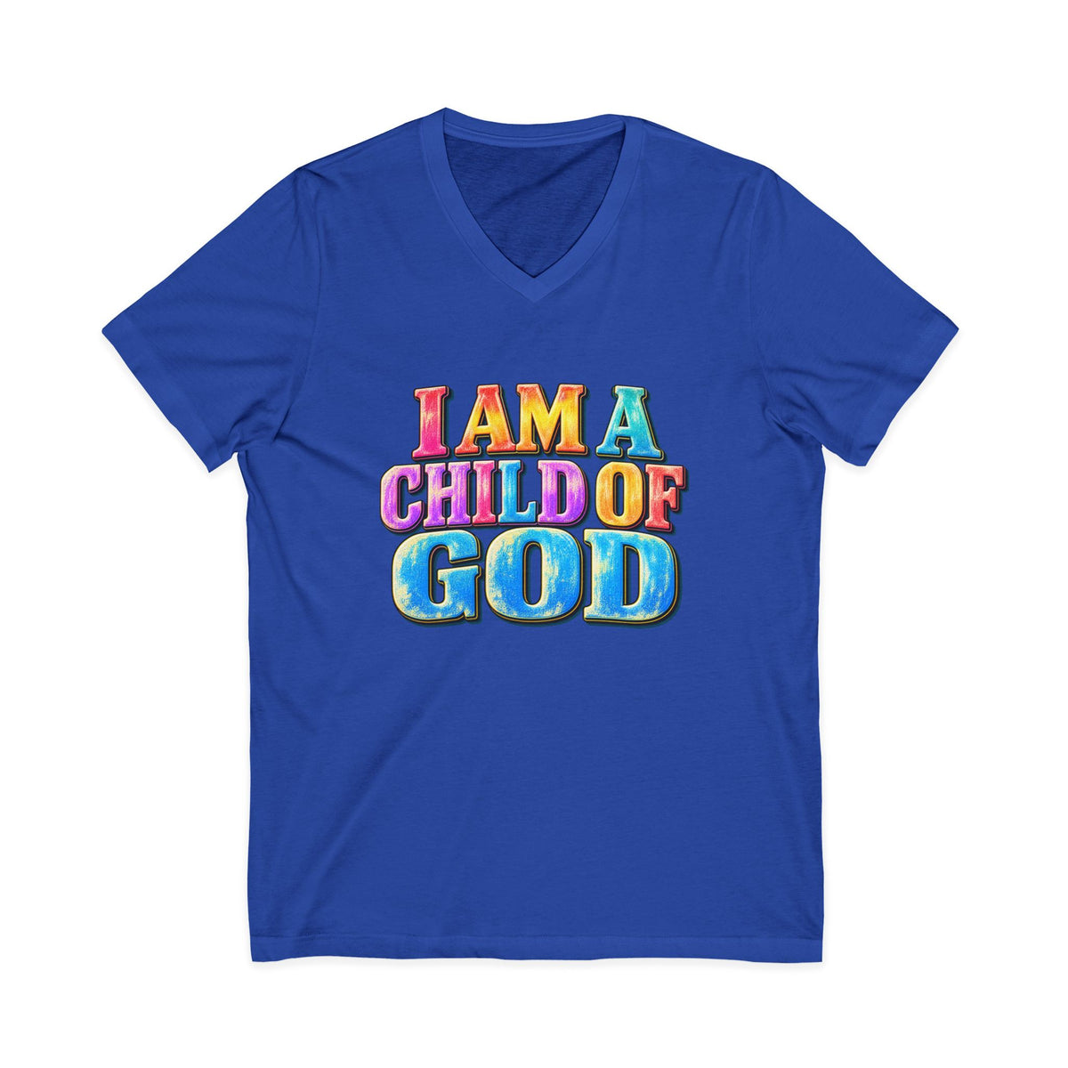 I Am a Child of God V-Neck T-Shirt