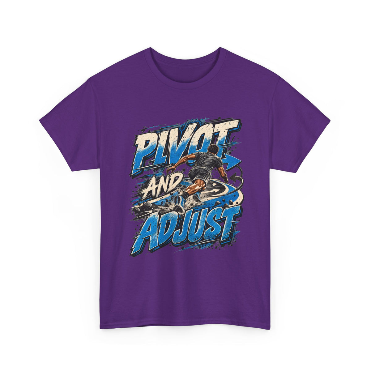 Pivot and Adjust Motorcycle Tee - Rider Stunt Graphic T-Shirt