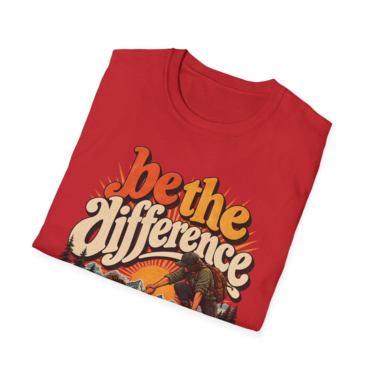Be The Difference T-Shirt — Retro Nature Graphic Tee