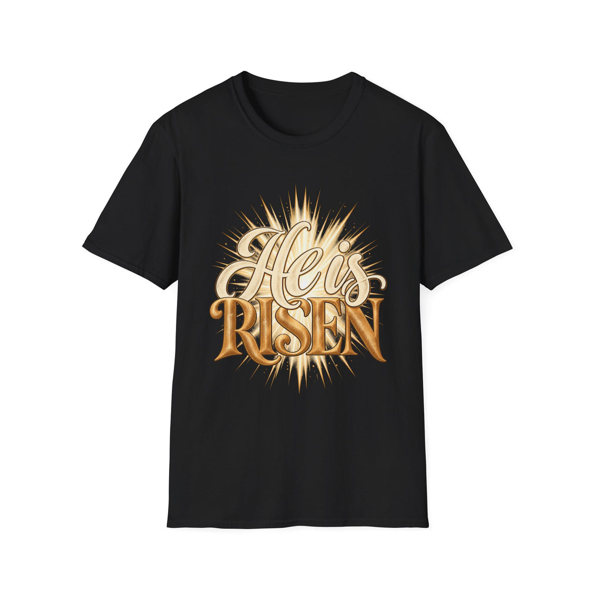 He Is Risen T-Shirt — Easter Christian Faith Tee