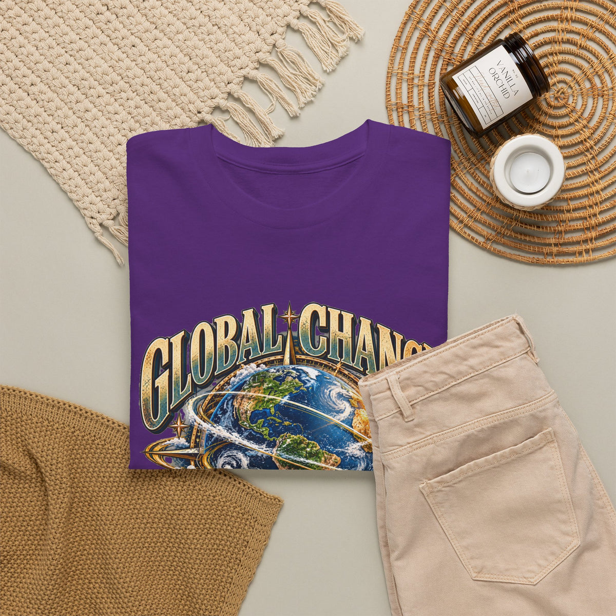 Global Change Begins with Individual Mindset Inspirational T-Shirt