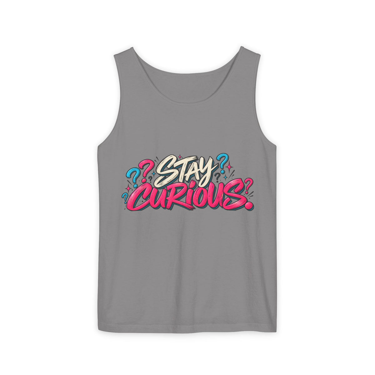 Stay Curious Graphic Tank Top